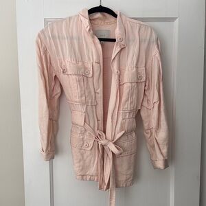 Joie Light Pink Utility Jacket